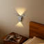 Lampe murale décorative avec capteur de mouvement, veilleuse à DEL rechargeable sans fil, 3 températures de couleur, gradation continue, mode de détection automatique pour la chambre à coucher, la salle à manger, le salon