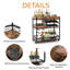 Ahnjayla Wood Kitchen Cart