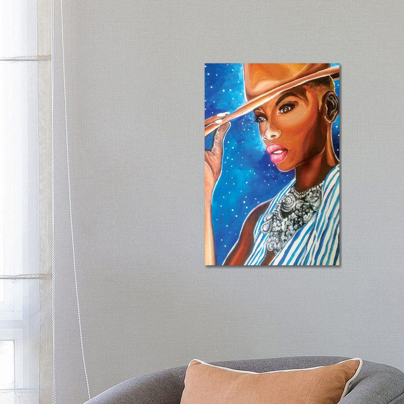 Fashionista - Painting on Canvas, 66.04cm H x 45.72cm W x 3.81cm D, Wrapped Canvas