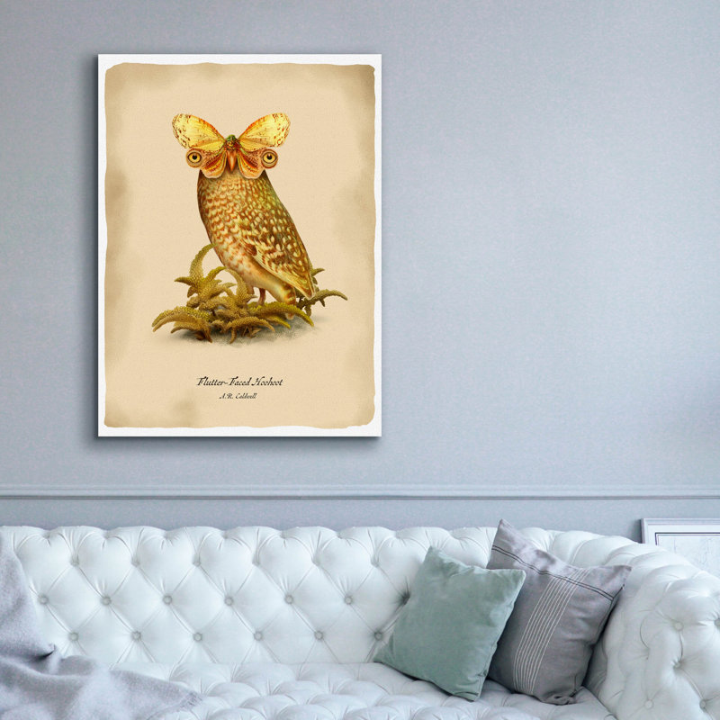 «Hoohoot» par Angela Tannehill, H 54 po x l 40 po x P 1,5 po