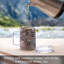 Tasse en acier inoxydable à papillons avec couvercle 12 oz. Ebern Designs