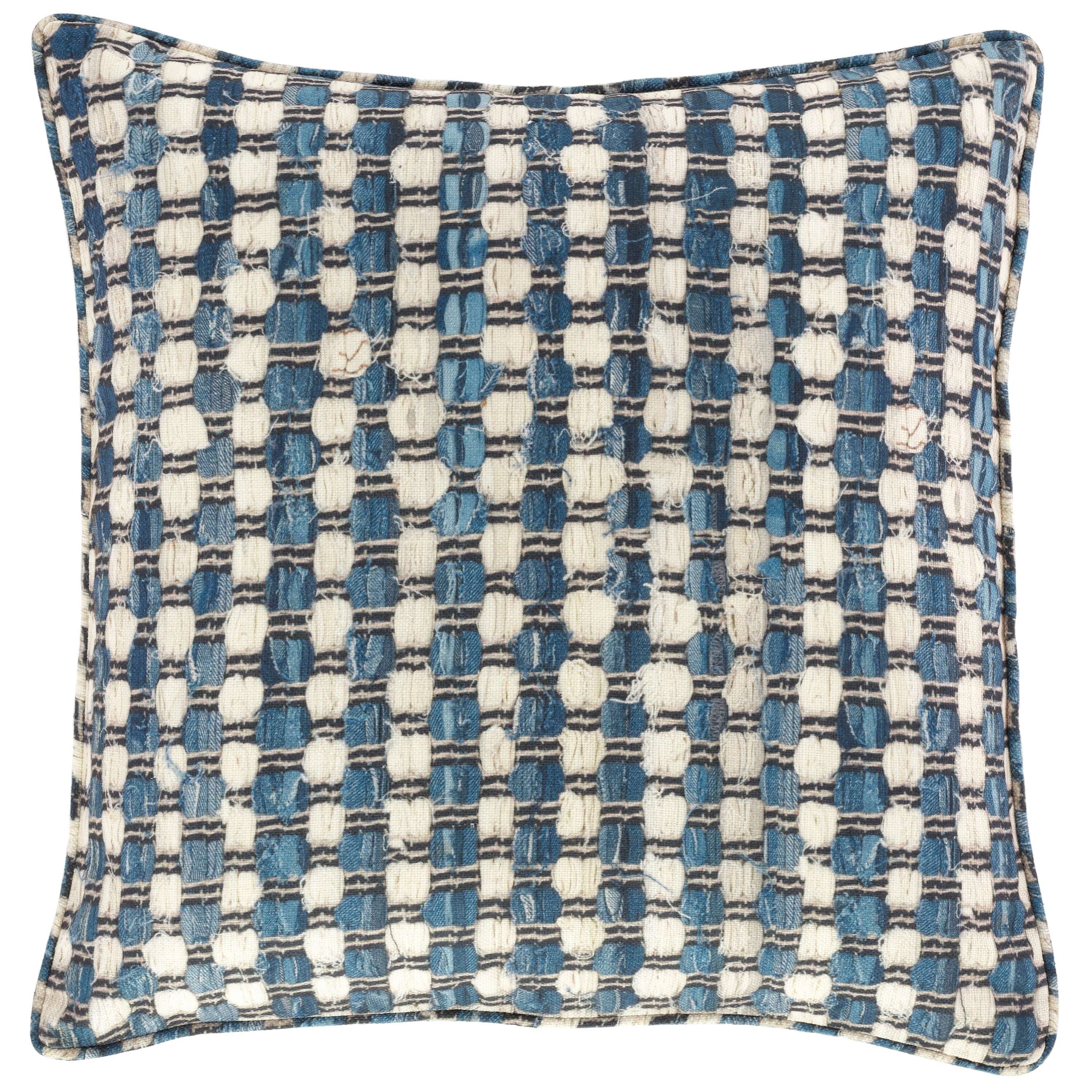 Plaid Pinecone Monogrammed Throw Pillow Cover