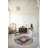 Creative Modern Woven Base Round Decorative Carpet With Multicolored Geometric Shape Pattern-79439344