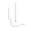 Cecilia 1 - Light Silver Dome Pendant-103528931