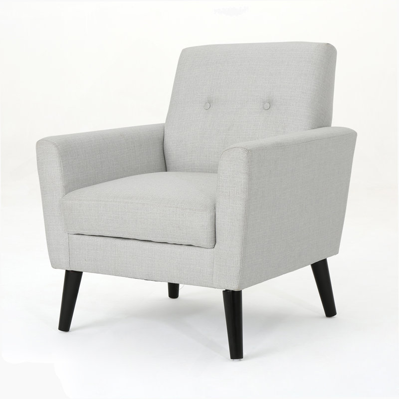 Fauteuil club, Gris clair