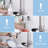 Single Hole Pull Out Kitchen Faucet With Glass Rinser Single Handle Kitchen Sink Faucet Stainless Steel High Arc Kitchen Basin Taps With Sprayer-118338479