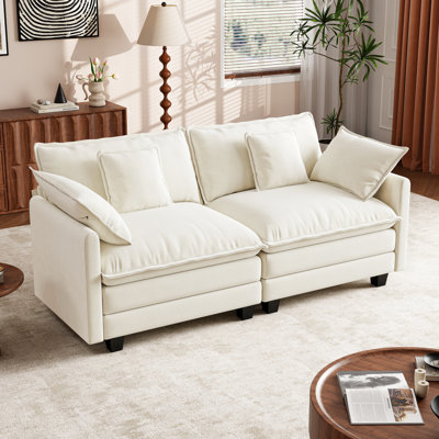 Canapé modulaire en chenille George