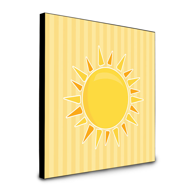 Panneau mural d’art soleil soleil Couronne