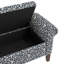Banc de rangement avec accoudoirs roulés Wallen Traditional