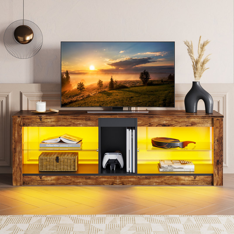 Brandenburg TV Stand for TVs up to 55", Brown