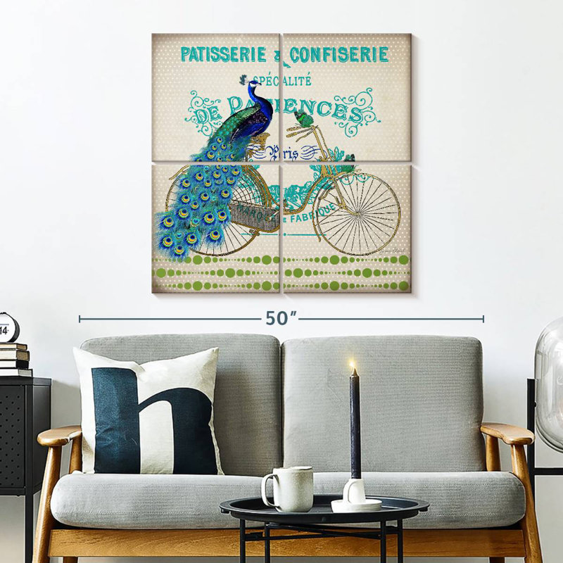 Tergel paon à bicyclette III, H 32 po x l 32 po