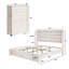 Ensemble de chambre à coucher, lit plateforme et commode 5 tiroirs Farmhouse-1182189421-1182189419