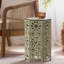 12 po x 10,5 po x 18,5 po, table d'appoint en fer 12 po, design, 10,5 po x 18,5 po, portable