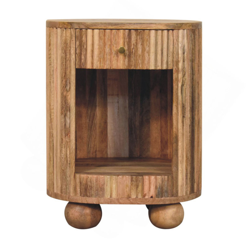 Table de chevet en bois Soba Ball