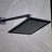 FontanaShowers Matte Black 12" Inch Rain Shower Set with LED Color Wall Mounted Brass Construction Shower Head