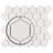 Gotham Hex  2" 11-1/8 " x 12-5/8 " Porcelain Mosaic Floor and Wall Tile-59355349