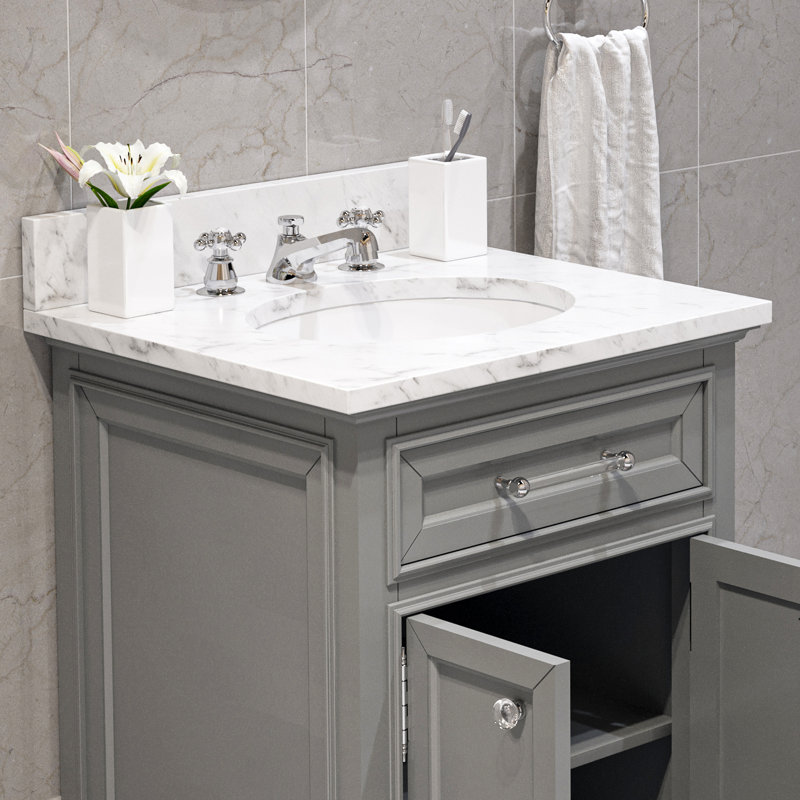 Derby 30'' W Single Vanity, Gray, 24"
