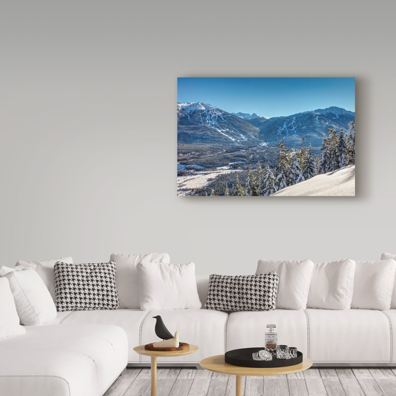Fabrizzio «Whistler Blackcomb», reproduction de photo sur toile tendue, H 16 po x l 24 po x P 2 po
