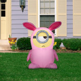 Minions Stuart in Pink Bunny Suit Inflatable