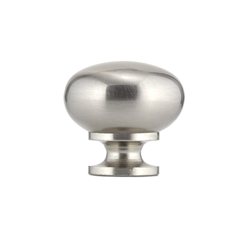 Poignée champignon Expression de 1 1/4 po de diamètre, Nickel brossé