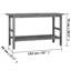 Crispn 131.85 mm Double Bathroom Vanity Base