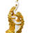 Shamong Golden Emerald Peacocks on Pedestal-887644661