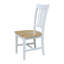 Chaise d'appoint en bois massif Evalyn-54365011