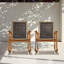 Chaise berçante en bois massif, chaises berçantes en bois massif