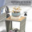 Square Outdoor Side Table , 45cm cm W 45cm cm D-502002441