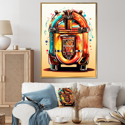 Cubist Jukebox Harmony 1 - Jukeboxes, art mural