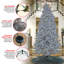 Silver Fir Christmas Tree with LED Lights-67403576