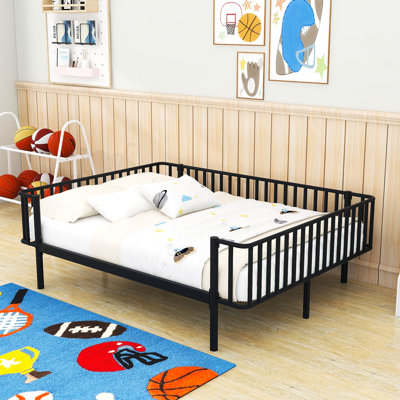 Metal Platform Frame with Slat Support