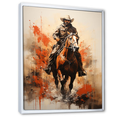 Rodeo Cowboy - Western Wall Art