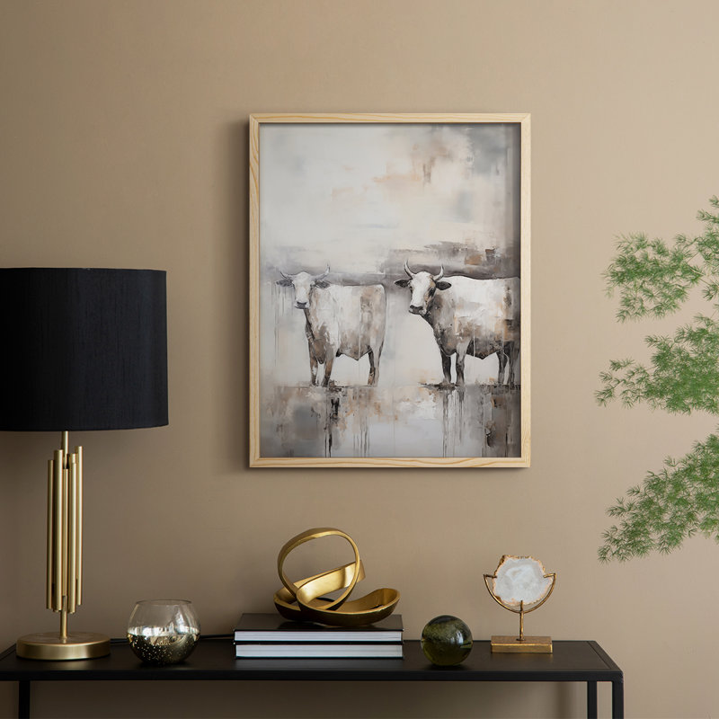 ANIMALS Series CCL XXXVI, reproduction encadrée - bois massif, H 11 po x l 9 po