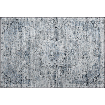 Premium Machine Washable Ashington AMF1832 Global Rug