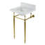 Lavabo de salle de bain console Edwardian