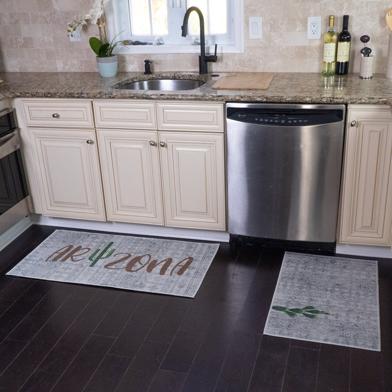 Tapis de cuisine polyvalent 2 pièces