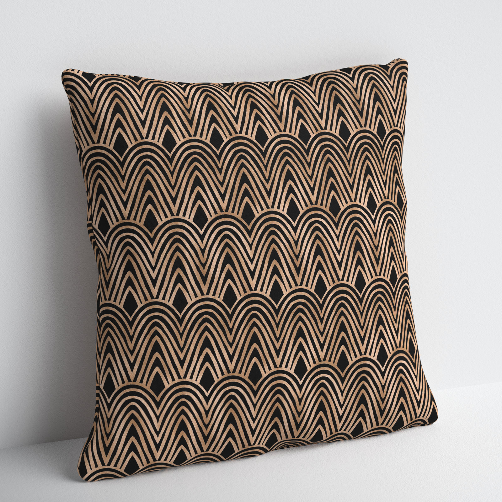 Millie Geometric Cotton Throw Pillow, Polyester/Polyfill