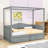 Aeriona Canopy Daybed with 2 Drawers-917037006