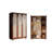 Retro Simple Rattan Wardrobe