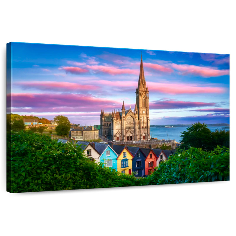 Adella Cobh Cathedral, 32" H x 48" W