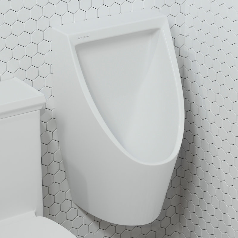Urinoir sans eau Voltaire en blanc