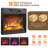 TV Stands & Entertainment Centers Hanady For Tvs Up To 70'' Farmhouse with Fireplace Included-1207953334
