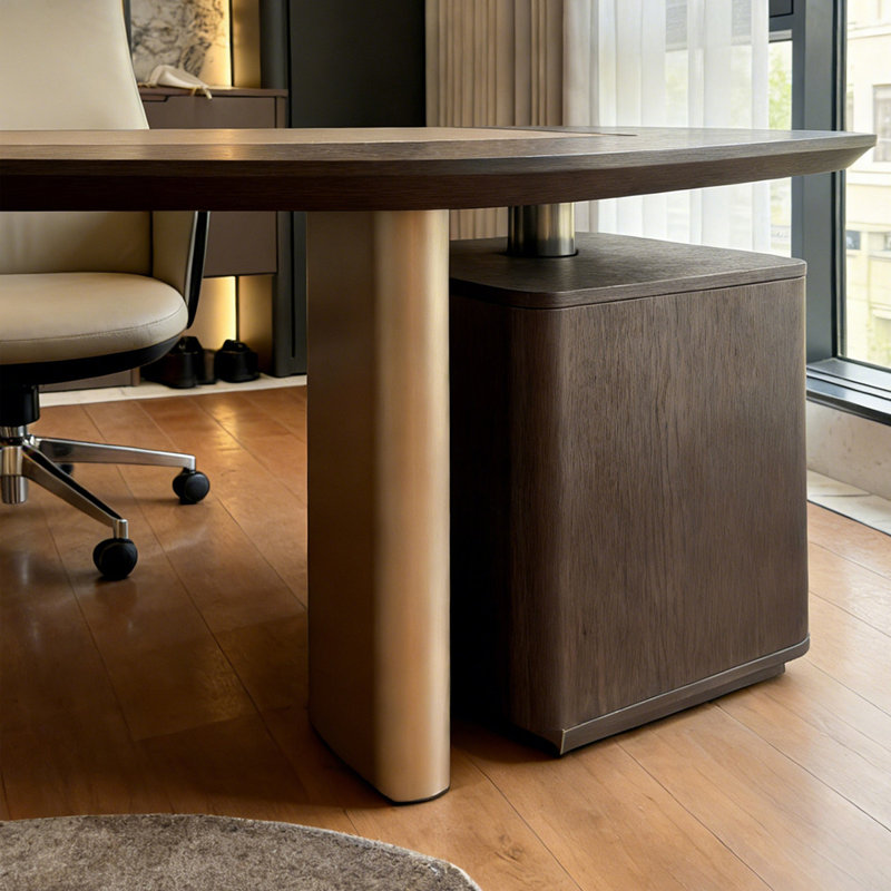 Stainless Steel Executive Desk, 29.53"H*70.87"W*24.41"D
