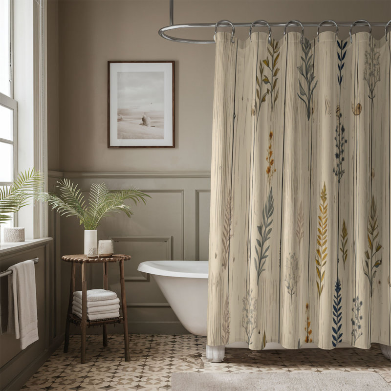 Rustic Blends - Premium Shower Curtain, 74''H x 71''W