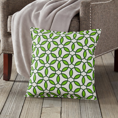  Rings Cotton Canvas Throw Pillow