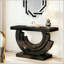 Console à miroir en diamant concassé-1080737586