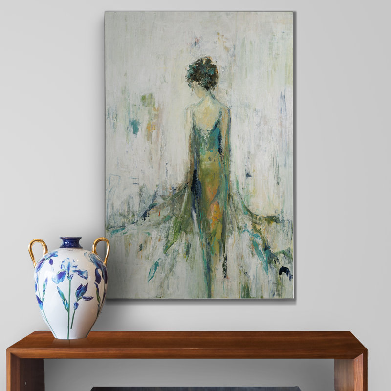 «Romantic Flow», reproduction d'art sur toile tendue, H 48 po x l 36 po x P 1 po