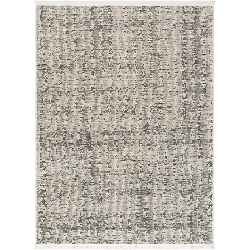 Ruglenza Modern Woven Rug - Washable Soft Touch Carpet, Non Slip Base, Easy Clean Wool Blend Texture, Decorative Area Rug for Living Room & Bedroom