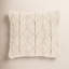 Coussin décoratif en coton et fibres naturelles Sauge-263201757-263201746-260390075